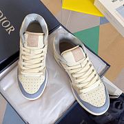 Dior B57 Mid-Top Sneaker Blue and Cream  - 2