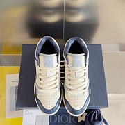Dior B57 Mid-Top Sneaker Navy Blue and Cream - 5