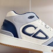 Dior B57 Mid-Top Sneaker Navy Blue and Cream - 3