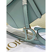 Dior Saddle Bag With Strap Placid Blue 25.5 x 20 x 6.5 cm - 5