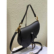 Dior Saddle Bag With Strap Black 25.5 x 20 x 6.5 cm - 4