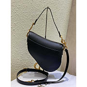 Dior Saddle Bag With Strap Black 25.5 x 20 x 6.5 cm - 3