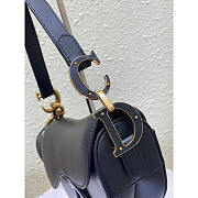 Dior Saddle Bag With Strap Black 25.5 x 20 x 6.5 cm - 2