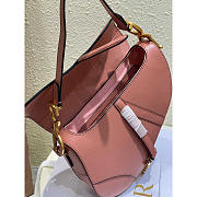 Dior Saddle Bag With Strap Pink 25.5 x 20 x 6.5 cm - 3