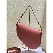 Dior Saddle Bag With Strap Pink 25.5 x 20 x 6.5 cm - 2