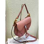 Dior Saddle Bag With Strap Pink 25.5 x 20 x 6.5 cm - 5