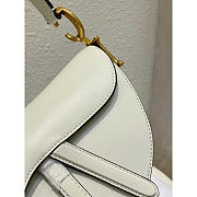 Dior Saddle Bag With Strap White 25.5 x 20 x 6.5 cm - 5