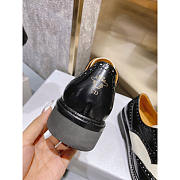 Dior Teddy-D Derby Shoe Black And White - 5