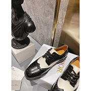 Dior Teddy-D Derby Shoe Black And White - 2