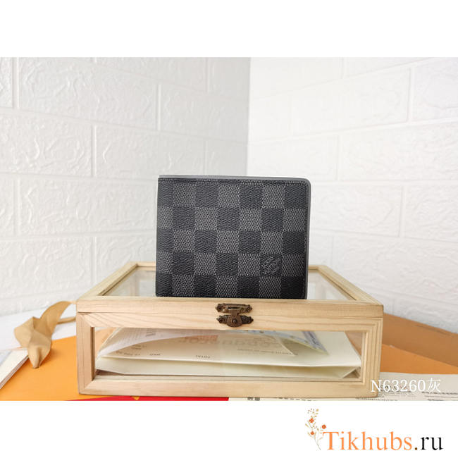 Louis Vuitton LV Slender Wallet Damier Graphite 11 x 8.5 x 2 cm - 1