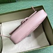 Gucci GG Marmont Mini Bag Pink 21x12x5cm - 5