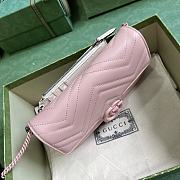 Gucci GG Marmont Mini Bag Pink 21x12x5cm - 4