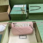 Gucci GG Marmont Mini Bag Pink 21x12x5cm - 2