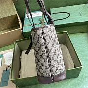 Gucci Ophidia GG Mini Tote Bag Brown 31x25x13cm - 2