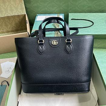 Gucci Ophidia GG Mini Tote Bag Black 31x25x13cm