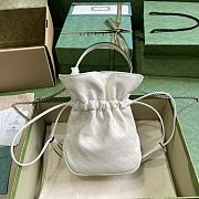 Gucci Blondie Mini Bucket Bag White 15x19x8cm - 2