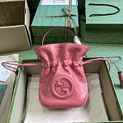 Gucci Blondie Mini Bucket Bag Pink 15x19x8cm - 1