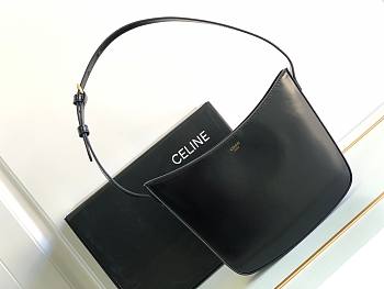 Celine Medium Croque Bag Black 23x15x5cm