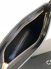 Celine Medium Croque Bag Black 23x15x5cm - 4