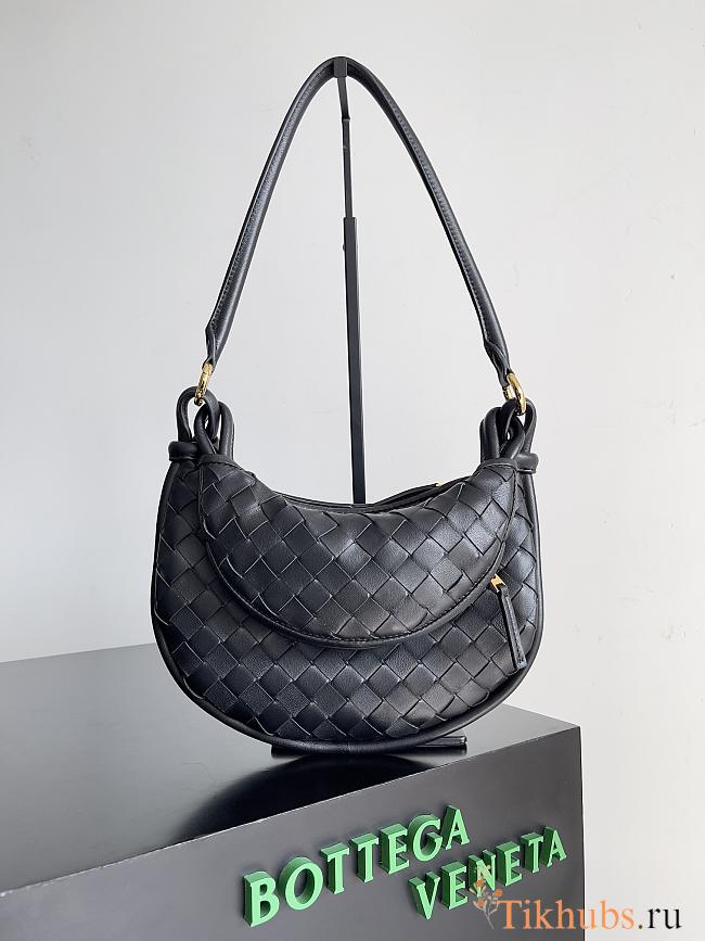 Bottega Veneta Small Bag Gemelli Black 24.5x7x19cm - 1