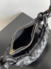 Bottega Veneta Small Bag Gemelli Black 24.5x7x19cm - 6