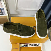 Louis Vuitton LV Pacific Suede Calf Leather Loafer Green - 3