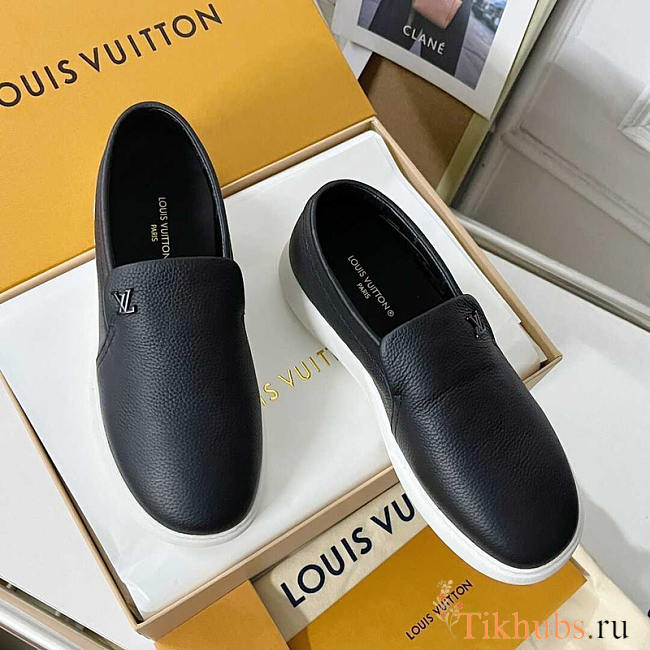 Louis Vuitton LV Pacific Leather Loafer Black - 1