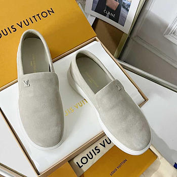 Louis Vuitton LV Pacific Suede Calf Leather Loafer Beige