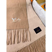 Louis Vuitton LV Cashmere Scarf Camel/Beige 30x180cm - 2