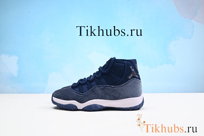 Jordan 11 Midnight Navy Velvet  - 1