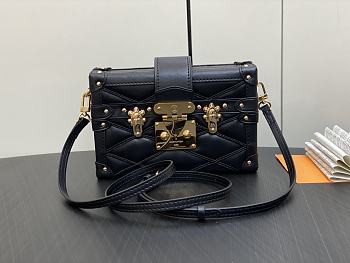 Louis Vuitton LV Petite Malle Black 20x12.5x6cm