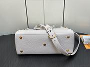 Louis Vuitton LV Lock It MM White 36 x 29 x 15 cm - 2