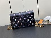 Louis Vuitton LV Pochette Coussin Navy Blue 20x14x8cm - 4