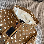 Louis Vuitton LV Flight Mode Cotton Monogram Toweling Hoodie Beige - 5