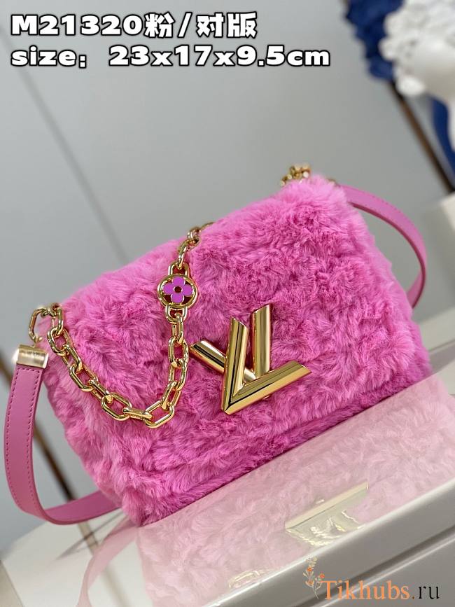 Louis Vuitton LV Twist MM Pink Gold 23 x 17 x 9.5 cm - 1