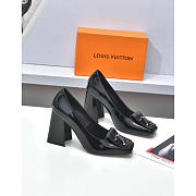 Louis Vuitton LV Black Shake Pump Heels Patent 8.5cm - 2