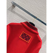 Louis Vuitton LV Ski Monogram Accent Cropped Pullover Red - 2