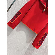 Louis Vuitton LV Ski Monogram Accent Cropped Pullover Red - 3