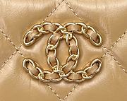 Chanel 23K Hobo Bag Lambskin Gold Metal Caramel 23.5x13.5x5.3cm - 3