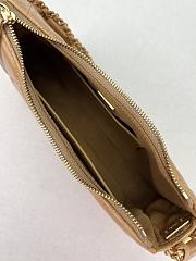 Chanel 23K Hobo Bag Lambskin Gold Metal Caramel 23.5x13.5x5.3cm - 2