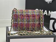 Chanel Small Flap Bag Tweed Fabric 20cm - 6