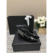 Chanel Slingbacks Patent Calfskin Black 6.5cm - 1