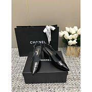 Chanel Slingbacks Patent Calfskin Black 6.5cm - 3