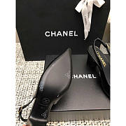 Chanel Slingbacks Patent Calfskin Black 6.5cm - 4