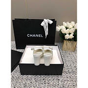 Chanel Slingbacks Patent Calfskin White 6.5cm - 5