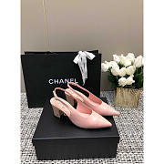 Chanel Slingbacks Patent Calfskin Pink 6.5cm - 1