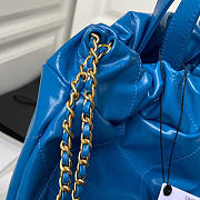 Chanel Large Back Pack Calfskin Chanel 22 Blue 51x40x9cm - 2