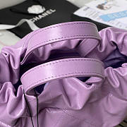 Chanel Large Back Pack Calfskin Chanel 22 Purple 51x40x9cm - 3