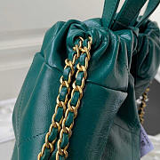 Chanel Large Back Pack Calfskin Chanel 22 Green 51x40x9cm - 4
