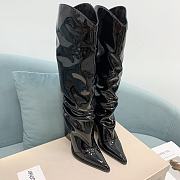 Alexandre Vauthier Black Patent Boots 9.5cm - 1